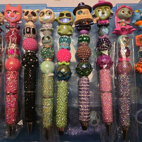 Other - Nightmare Before Christmas Full Rhinestone Pens